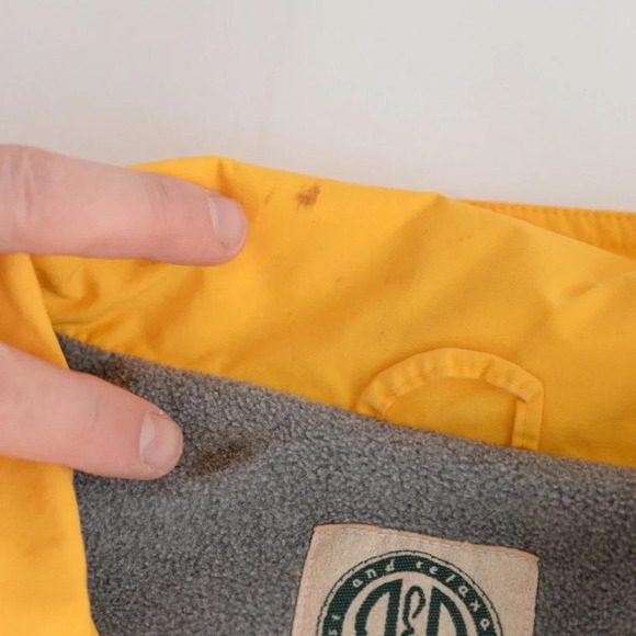 Vintage R&R Yellow  Full Zip Utility/Rain Coat Jacket Size Medium - Picture 14 of 14